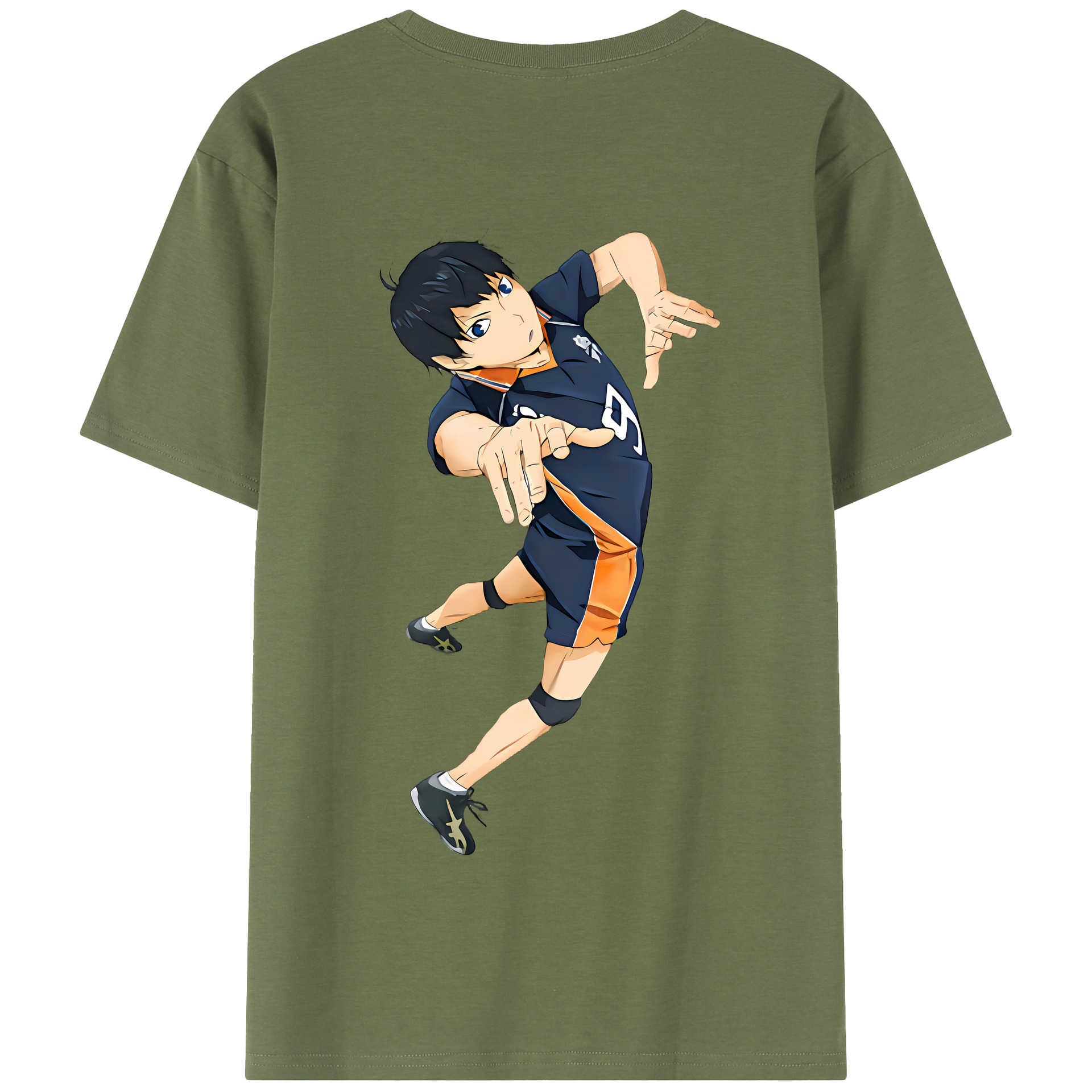 （画像用） ハイキュー!! Haikyu!! 綿100％半袖Tシャツ（背面プリント）